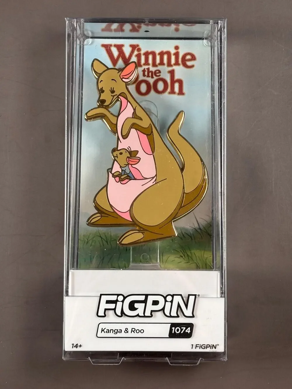 Disney Winnie The Pooh Kanga & Roo FiGPiN Gold Trim 1074 Limited Edition 500 New